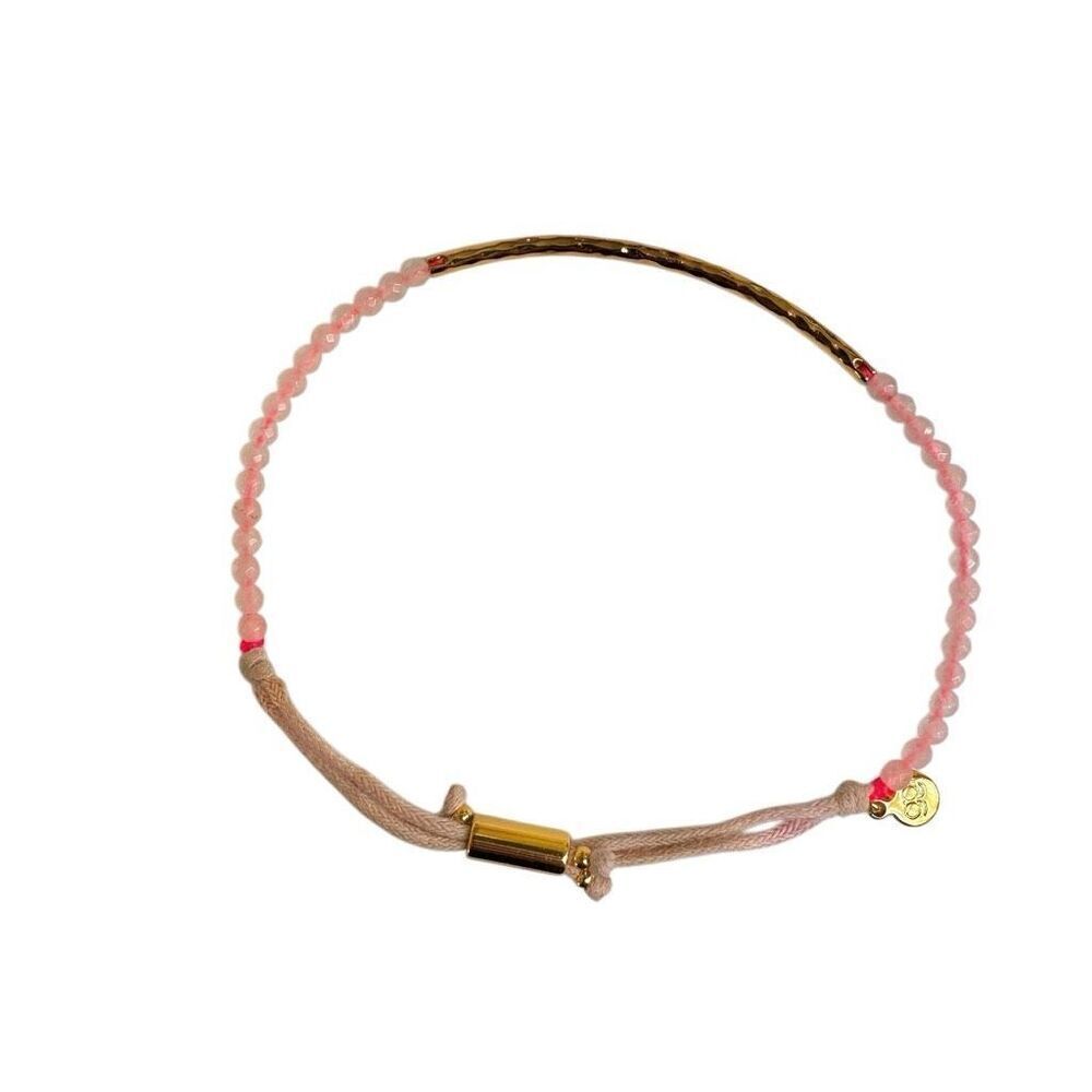 Gorjana Love Rose Quartz Power Gemstone Bracelet